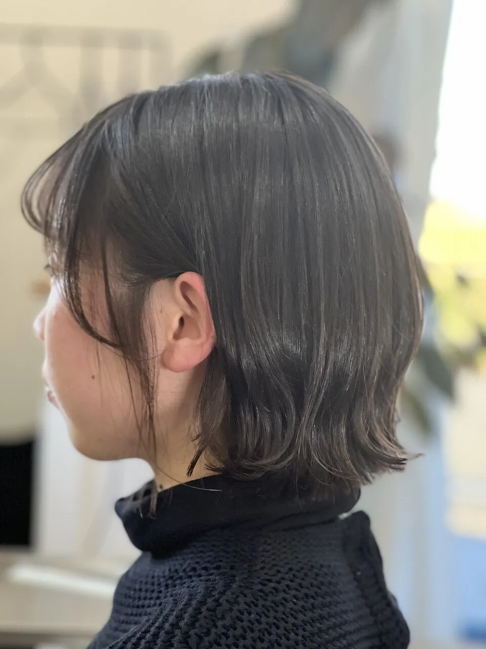 切りっぱなしボブ